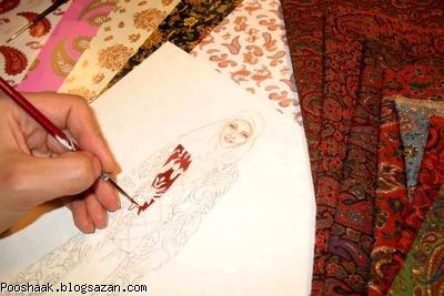 طراحی پارچه,طراحی مد و لباس,نقوش در پارچه