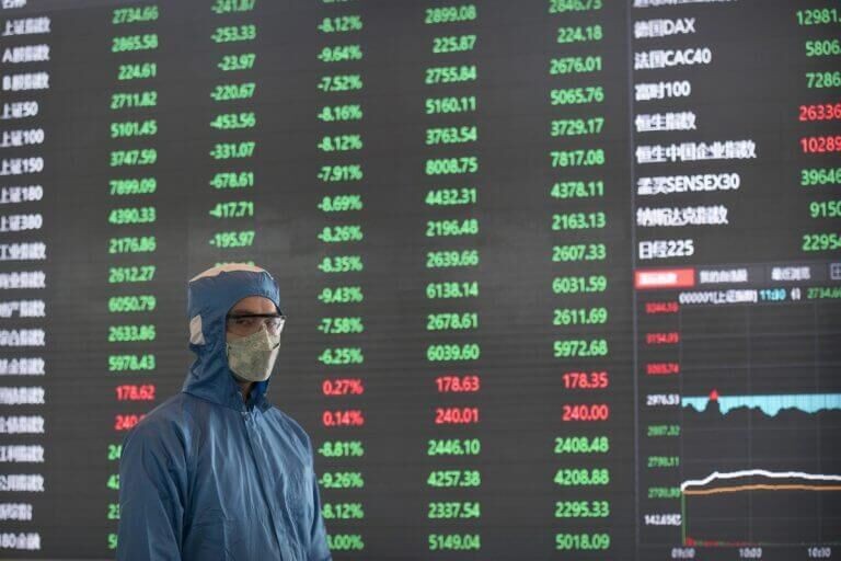تاثیر مستقیم شیوع کرونا در بورس دنیا