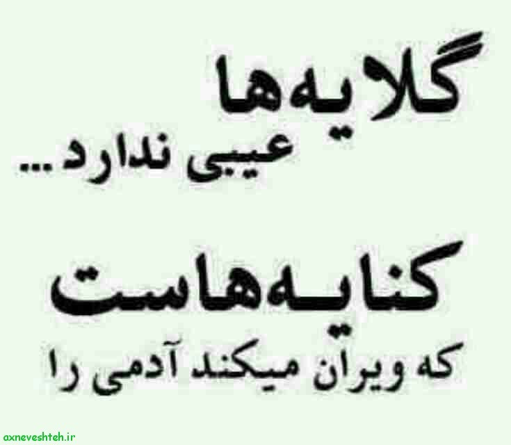 دو بیتی های کنایه ای