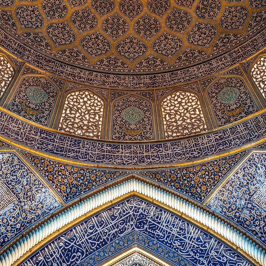 گنبد باشکوه مسجد شیخ لطف الله-اصفهان