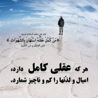 علم مؤمن چون چراغی شامگاه