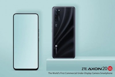 زد تی ای اکسون ۲۰ مدل 5G با سنسور سلفی درون نمایشگر برای عرضه جهانی آماده می‌شود