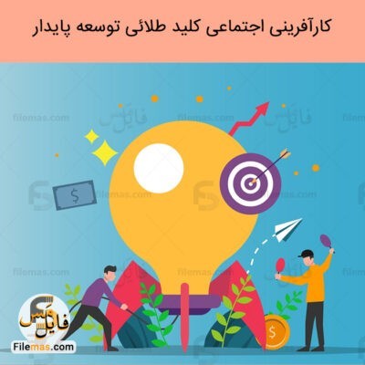 دانلود (اسلاید) پاورپوینت مقاله درباره کارآفرینی اجتماعی pdf – کلید طلائی توسعه پایدار