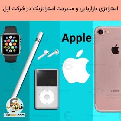 دانلود (اسلاید) پاورپوینت مقاله مدیریت استراتژیک در شرکت اپل و استراتژی بازاریابی Apple