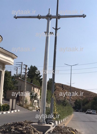 معرفی انواع دکل دوربین مداربسته و نصب آن