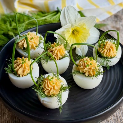 طرز تهیه سبدهای تخم‌مرغ شکم‌پر  
